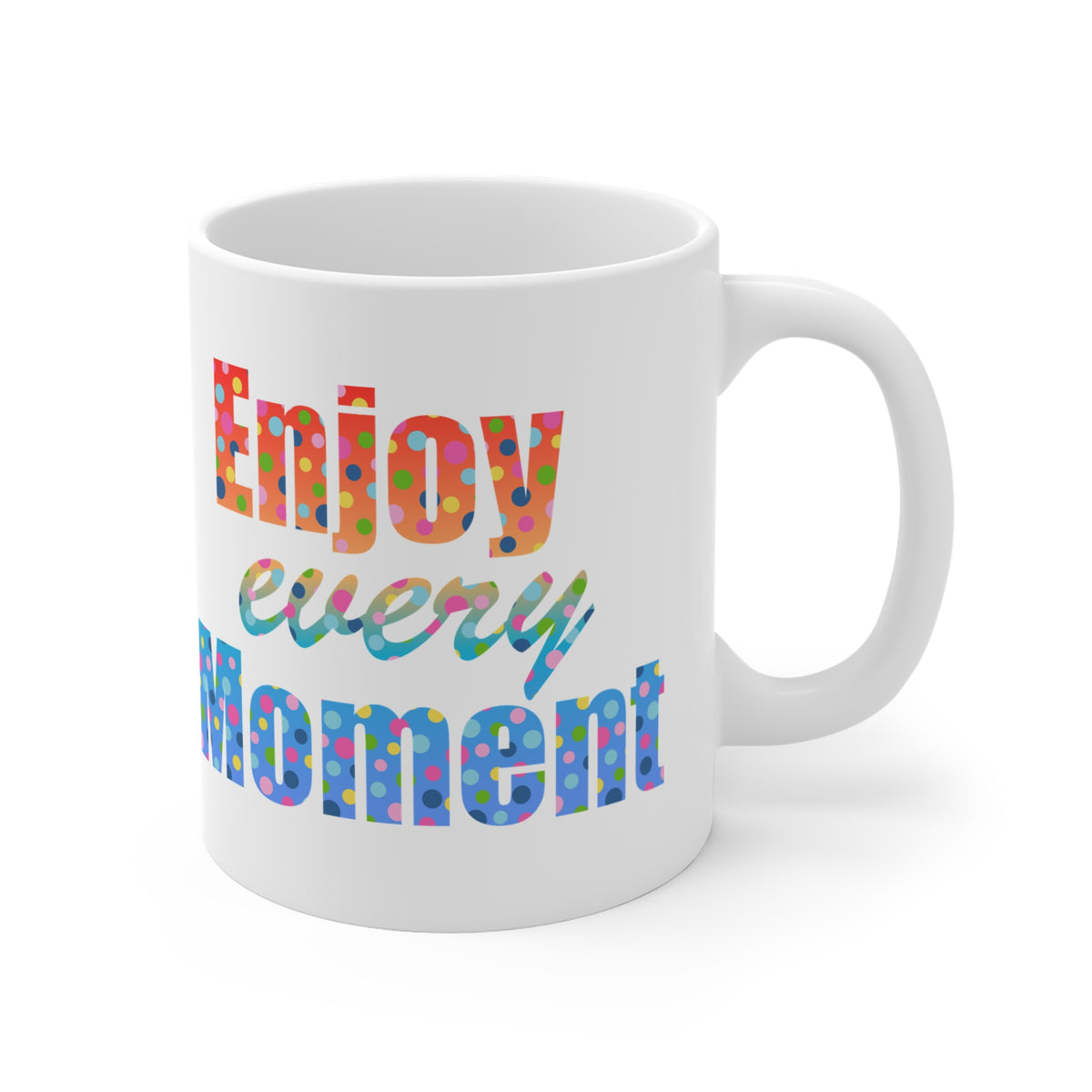 Enjoy Every Moment Inspirational 11oz Mug