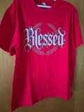Short Sleeved Christian T'shirt-Blessed