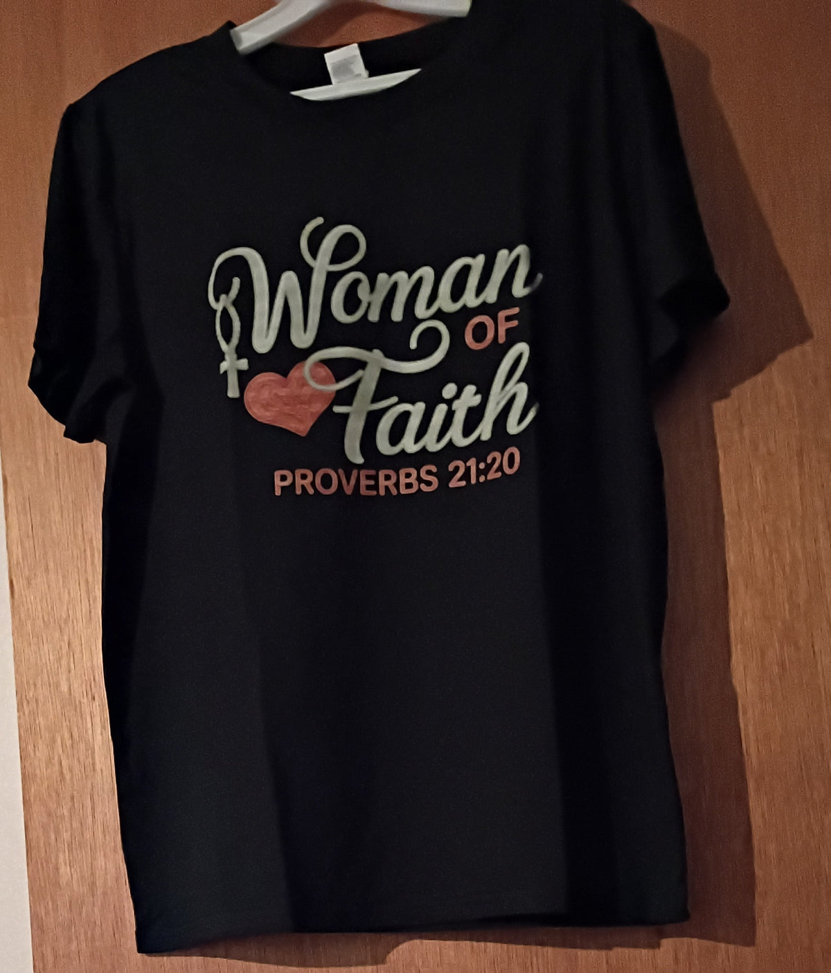 Short Sleeved Christian T'shirt-Woman of Faith